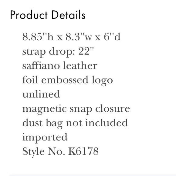 HP 🥳 LN Kate Spade Sadie Saffiano Leather Bucket Bag - Picture 4 of 8